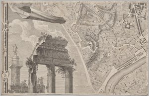 Nuova pianta di Roma by Giambattista Nolli, 1748, known as La Pianta Grande di Roma by Giovanni Battista Nolli