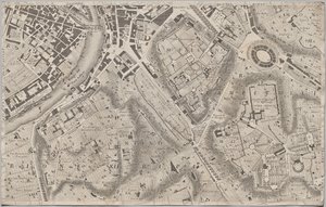 Nuova pianta di Roma by Giambattista Nolli, 1748, known as La Pianta Grande di Roma by Giovanni Battista Nolli