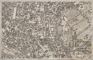 Nuova pianta di Roma by Giambattista Nolli, 1748, known as La Pianta Grande di Roma by Giovanni Battista Nolli