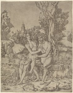 Faun Family by Giovanni Battista Palumba
