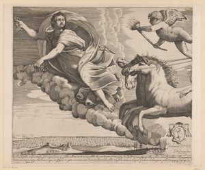 Apollo and Aurora (left part) by Giovanni Battista Pasqualini