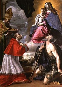 Madonna and Child with Saints by Giovanni Battista Pesari