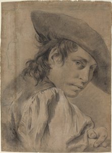 A Young Man in a Broad Hat