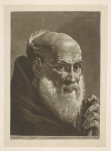 Bearded Monk by Giovanni Battista Piazzetta