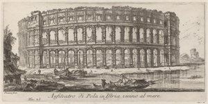 Amphitheater of Pula in Istria by Giovanni Battista Piranesi