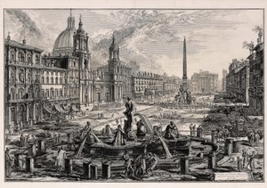 View of Piazza Navona in Rome (from: Views of Rome)