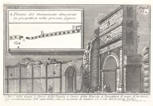 Aqueduct of the Acqua Giulia, Speco della Giulia by Giovanni Battista Piranesi