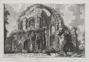 Remains of the Temple of Minerva Medica by Giovanni Battista Piranesi