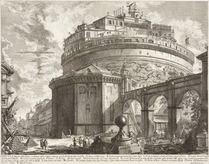 View of the Mausoleum of Aelius Hadrianus (Castel Sant