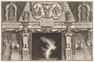 Chimneypiece in the Egyptian Style by Giovanni Battista Piranesi