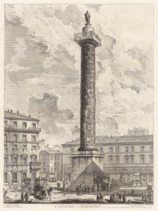 The Column of Marcus Aurelius, from Views of Rome