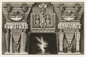 Etruscan Chimneypiece, from Diverse Maniere d