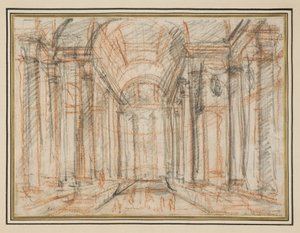 Fantasy based on the porch of the Pantheon