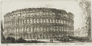 Flavian Amphitheater, called the Colosseum. Arch of Constantine. Palatine Hill, plate 12 from Some Views of Triumphal Arches and other Monuments