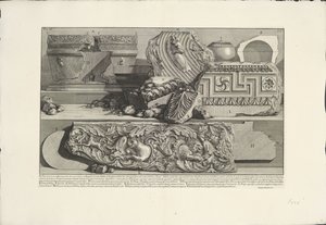 Fragments from the Tomb of Caecilia Metella in Rome (Archaeological Finds in and Around Rome Series) (Le Antichità Romane Series) by Giovanni Battista Piranesi