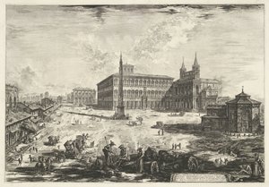 View of the Lateran in Rome with the Basilica of St. John Lateran (Views of Rome)