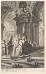 Group of Columns which Support Two Arches of a Great Courtyard