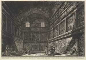 Interior View of the Ancient Temple of Bacchus, Now the Church of S. Urbano, ca. 1750 by Giovanni Battista Piranesi