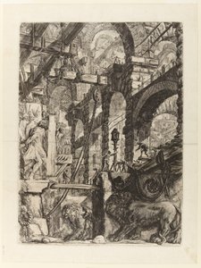 The Lion Bas-Reliefs by Giovanni Battista Piranesi