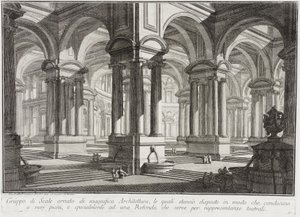Magnificent Architectural Space by Giovanni Battista Piranesi