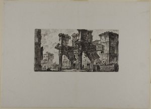 Part of the Forum of Nerva, plate five from Some Views of Triumphal Arches and other monuments by Giovanni Battista Piranesi