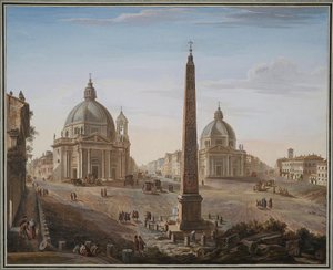 Piazza del Popolo, Rome by Giovanni Battista Piranesi