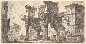 Part of the Forum of Nerva (Plate 1: Parte del Foro di Nerva) by Giovanni Battista Piranesi