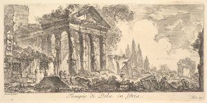 Plate 21: Temple of Pola in Istria, ca. 1748 by Giovanni Battista Piranesi