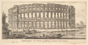 Amphitheater of Pola in Istria near the Sea (Plate 23) by Giovanni Battista Piranesi
