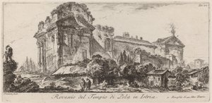 Reverse of the Temple of Pola in Istria by Giovanni Battista Piranesi