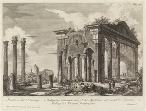 Ruins of the Portico of Octavia by Giovanni Battista Piranesi