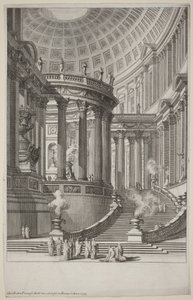 Ancient Temple by Giovanni Battista Piranesi