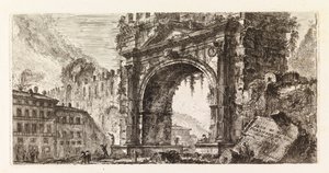 The Arch of Augustus in Rimini, from the Series Some Views of Triumphal Arches and Other Monuments by Giovanni Battista Piranesi