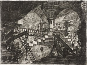 The Arch with a Shell Ornament by Giovanni Battista Piranesi