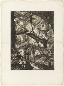 The Drawbridge, plate 7 from Imaginary Prisons by Giovanni Battista Piranesi