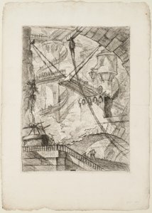 The Drawbridge, plate 7 from Imaginary Prisons