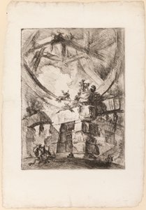 The Carceri, plate 9 by Giovanni Battista Piranesi