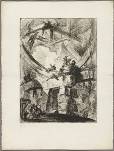 The Giant Wheel, plate 9 from Imaginary Prisons by Giovanni Battista Piranesi