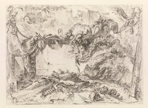 The Monumental Tablet, from Grotesques by Giovanni Battista Piranesi