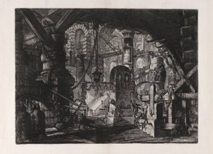 The Pier with Chains, plate 16 from Carceri