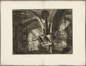 The Pier with a Lamp, plate 15 from Imaginary Prisons