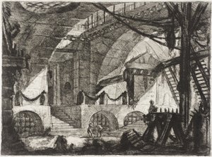The Sawhorse by Giovanni Battista Piranesi