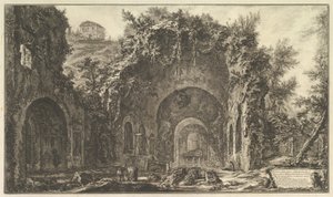 The So-Called Grotto of Egeria (View of the Fountain and Caves of Egeria outside the Porta Capena) by Giovanni Battista Piranesi