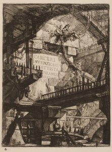 Title Plate, Plate I from Imaginary Prisons