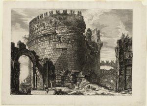 Tomb of Caecilia Metella, from Views of Rome