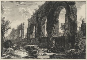 Remains of the Neronian Aqueducts (from: Vedute di Roma) by Giovanni Battista Piranesi