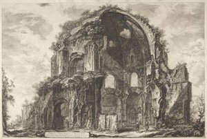 View of the Octagonal Temple of Minerva Medica by Giovanni Battista Piranesi