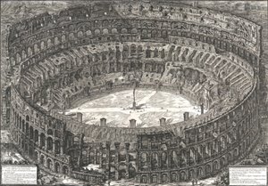 View of the Flavian Amphitheater known as the Colosseum, 1776