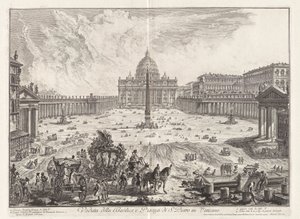 View of the Basilica, and Piazza of Saint Peter