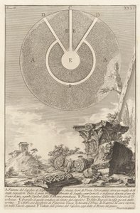 View of Another Part of the Tomb Chamber of L. Arruntius, Plate 10 from Volume 2 Roman Antiquities by Giovanni Battista Piranesi